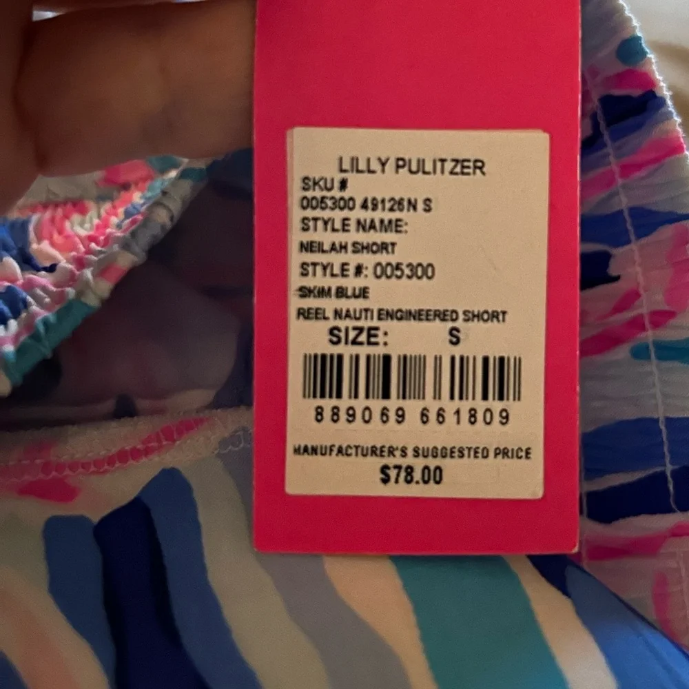 NWT Lilly Pulitzer Neilah Shorts in Reel Nautical